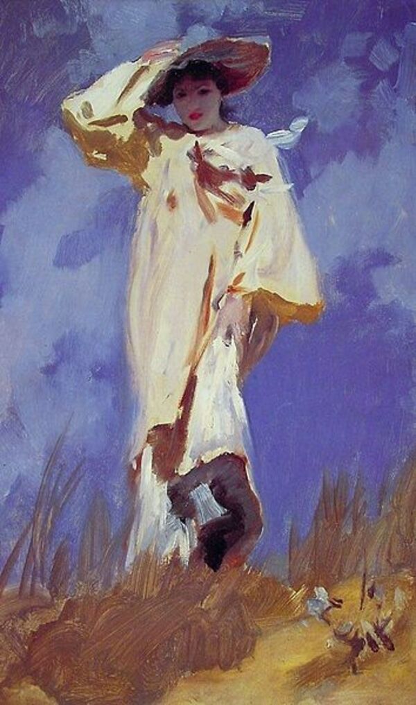 A Gust of Wind Painting by John Singer Sargent