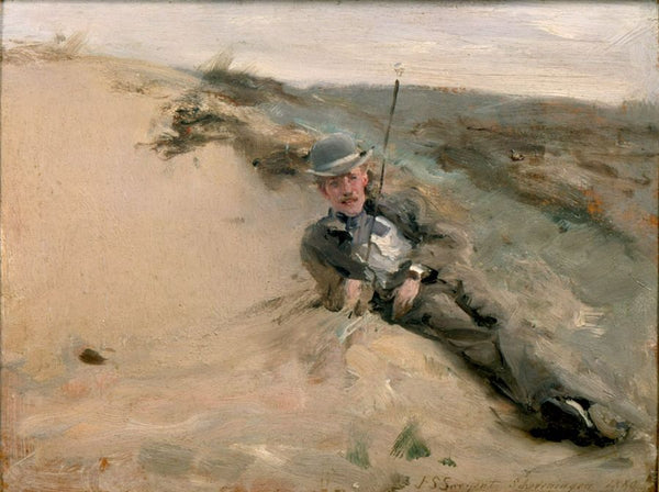 Ralph Wormeley Curtiis Painting by John Singer Sargent