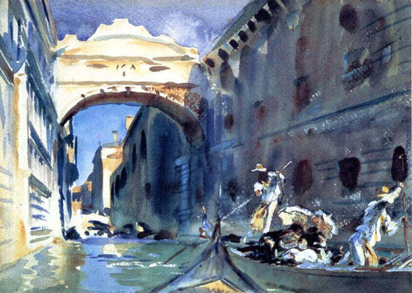 Bridge Of Sighs Painting by John Singer Sargent