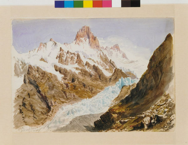 Splendid Mountain Watercolours Sketchbook 1870 Painting by John Singer Sargent