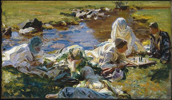 Dolce Far Niente Painting by John Singer Sargent