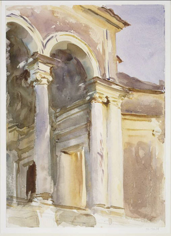 Loggia, Villa Giulia Rome ca 1907 