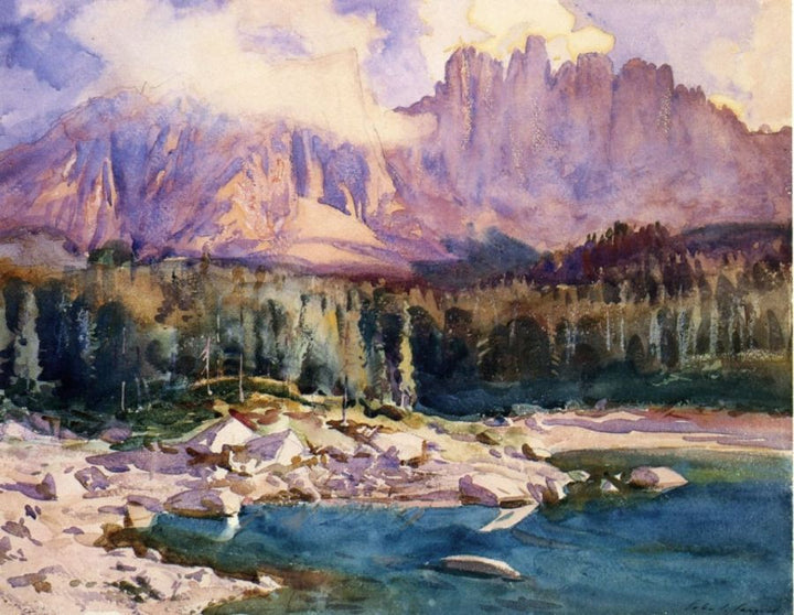 Karer See Painting by John Singer Sargent