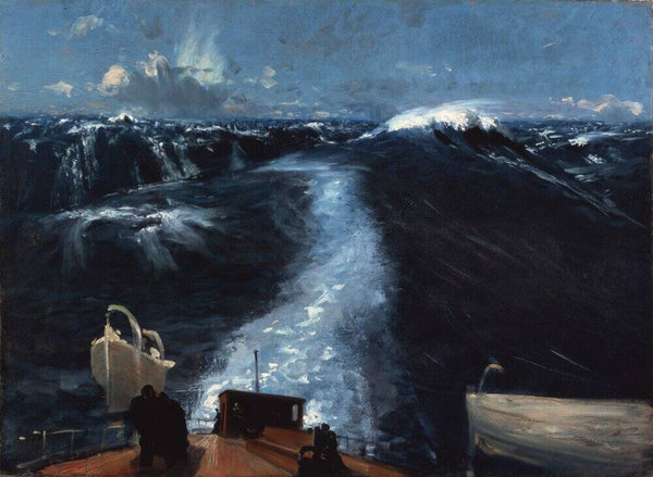 Atlantic Storm Painting by John Singer Sargent