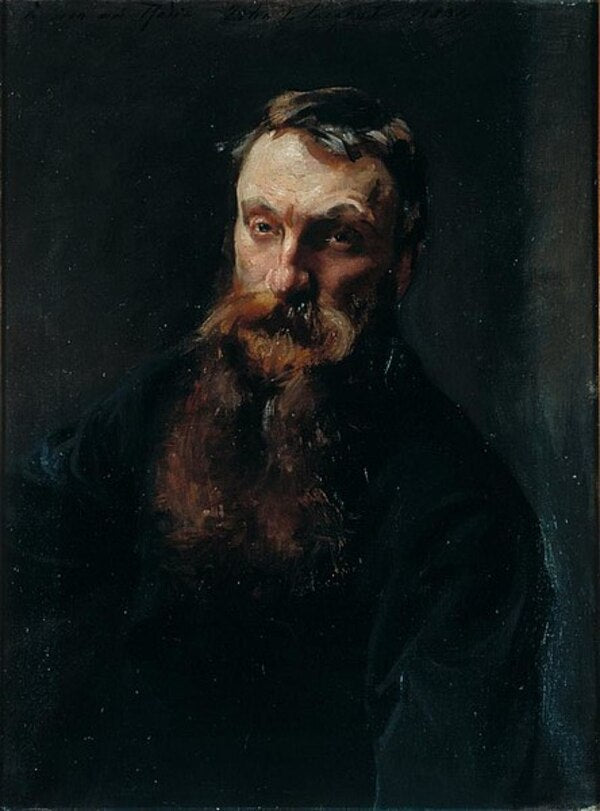 Auguste Rodin Painting by John Singer Sargent