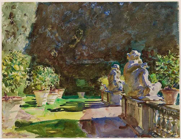 Villa di Marlia, Lucca Painting by John Singer Sargent