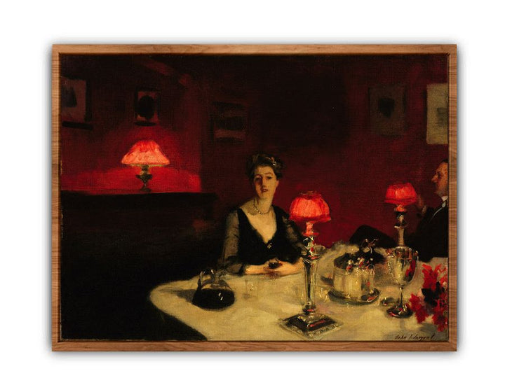 A Dinner Table At Night