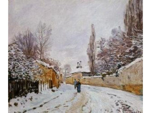 Road under Snow, near Louveciennes, 1876