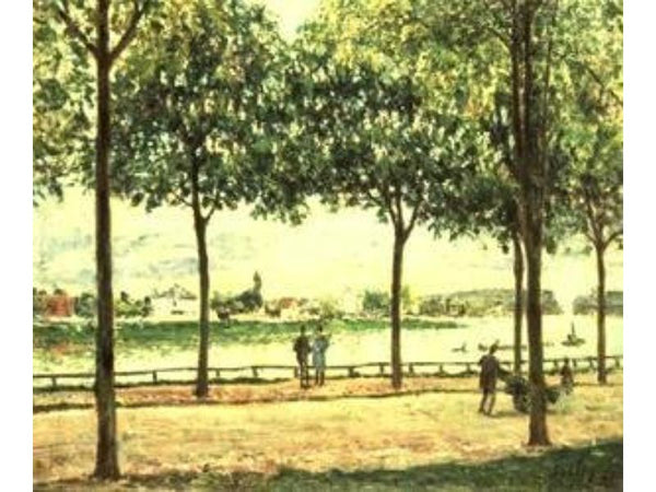 Street of Spanish Chestnut Trees by the River, 1878