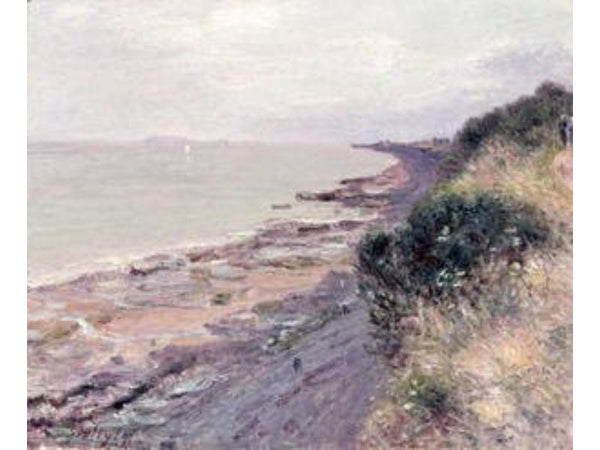 The Cliff at Penarth, Evening, Low Tide, 1897
