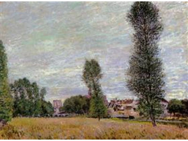 The Village of Moret, Seen from the Fields