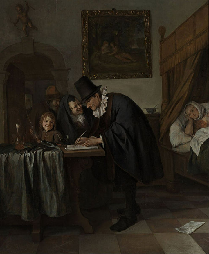 Doctor's visit 3 Painting by Jan Steen