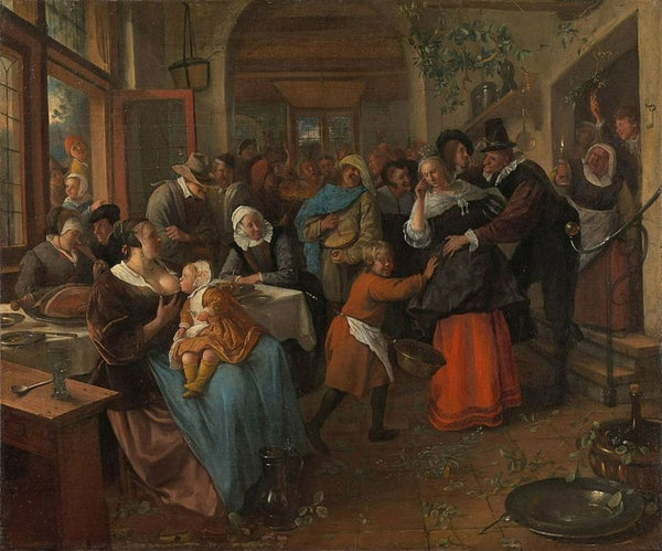 Peasant Wedding Painting by Jan Steen