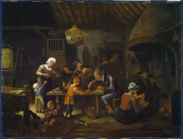 The Lean Kitchen Painting by Jan Steen