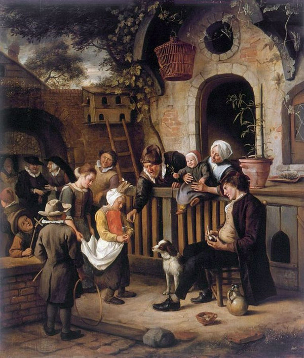 The Little Alms Collector Painting by Jan Steen