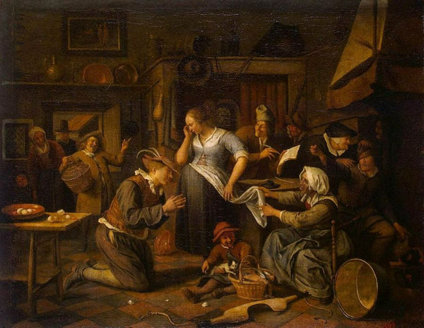 Marriage Contract Painting by Jan Steen