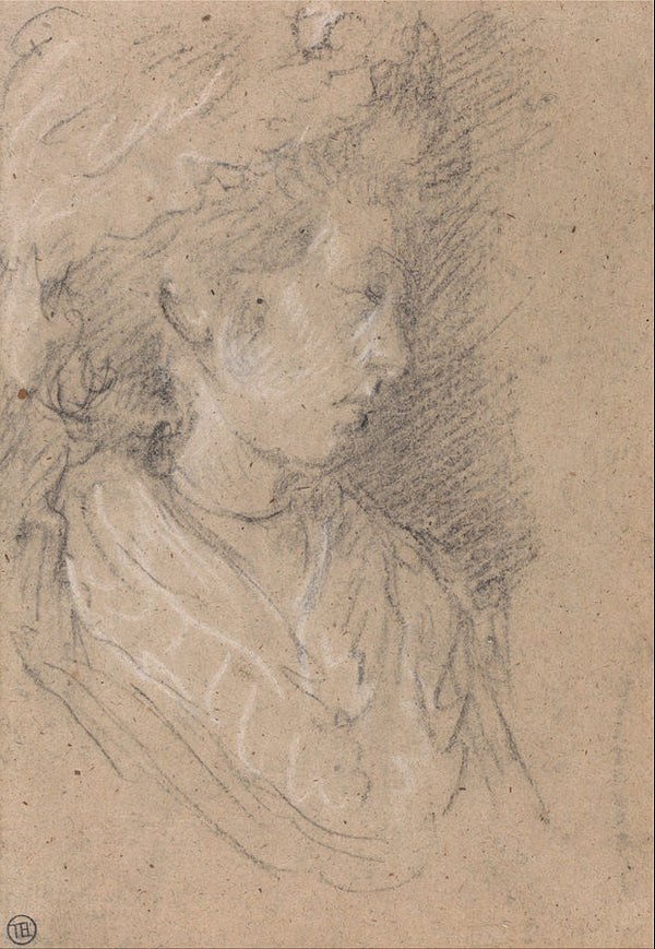 Study of a woman in a Mob Cap 