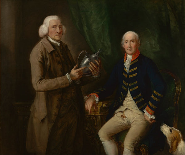 William Anne Hollis, Fourth Earl of Essex, Presenting a Cup to Thomas Clutterbuck of Watford 