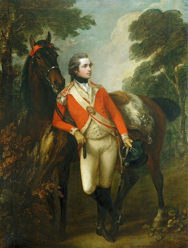 Portrait Of John Hayes St Leger 1782 