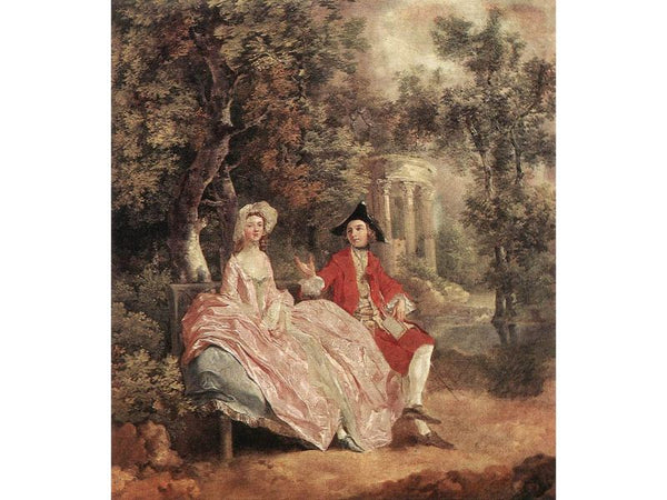 Self Portrait With His Wife Margaret 1746-47 