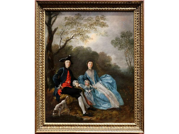 Portrait of the Artist with his Wife and Daughter 