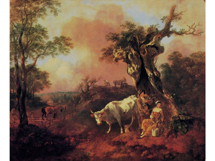 Landscape with a Woodcutter and Milkmaid 