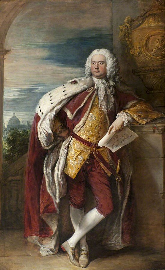 Portrait of Jacob Bouverie First Viscount Folkestone and First President of the Society of Arts 
