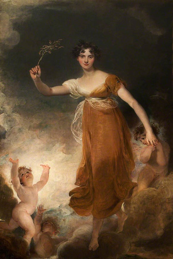Portrait of Georgina Maria Lady Leicester as Hope 