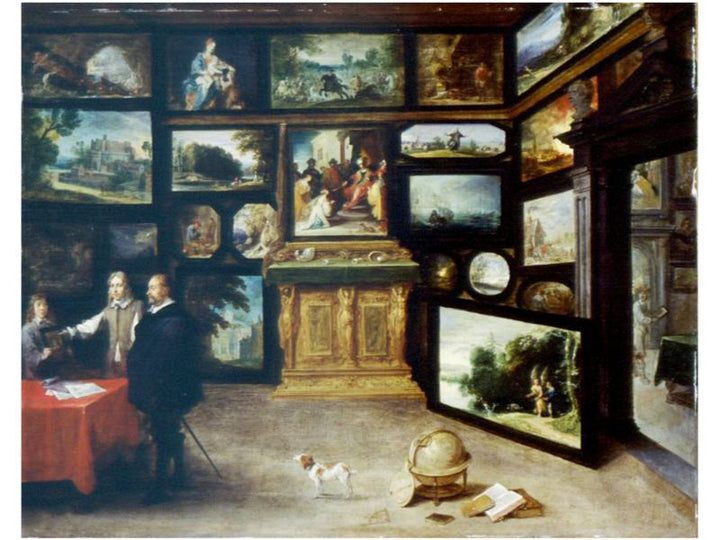 The Interior Of A Picture Gallery 