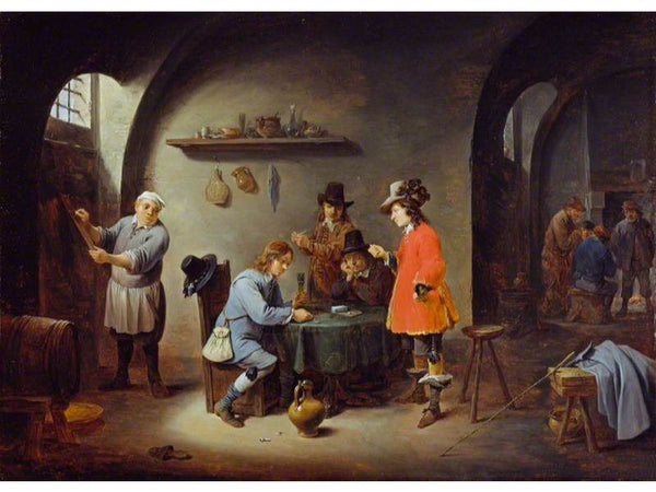 Gambling Scene at an Inn, late 1640s 