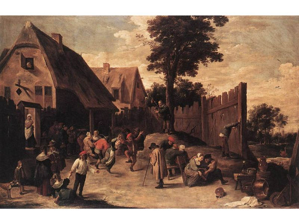 Peasants Dancing outside an Inn 1645-50 