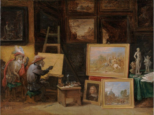 The Monkey Painter, 1805 