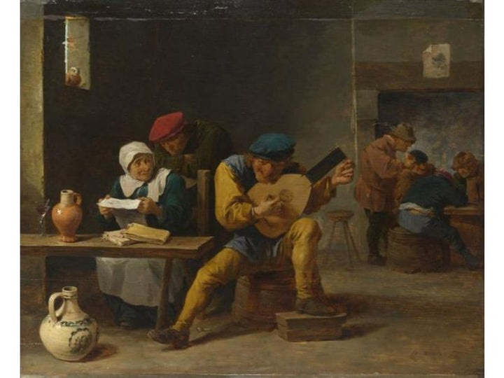Peasants Making Music in an Inn, c.1635 