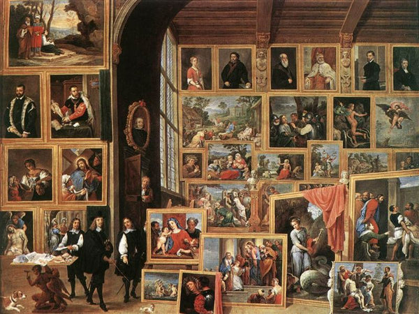 The Gallery of Archduke Leopold in Brussels 1640 