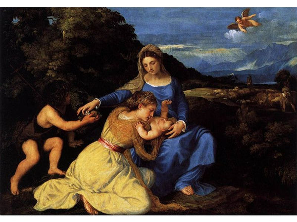 Madonna and Child with the Young St. John the Baptist and St. Catherine 1530