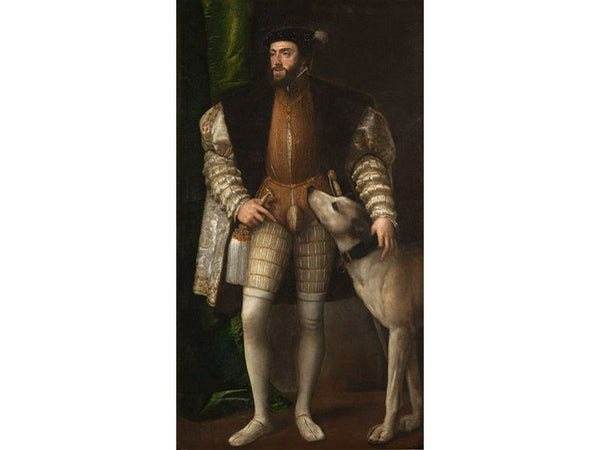Charles V Standing with His Dog 2