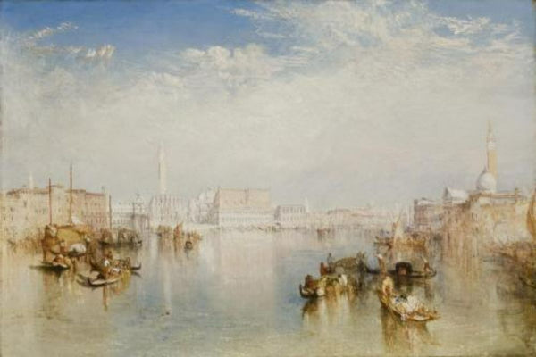 View of Venice: The Ducal Palace, Dogana and Part of San Giorgio, 1841 Painting by Joseph Mallord William Turner