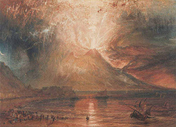 Mount Vesuvius in Eruption, 1817 Painting by Joseph Mallord William Turner