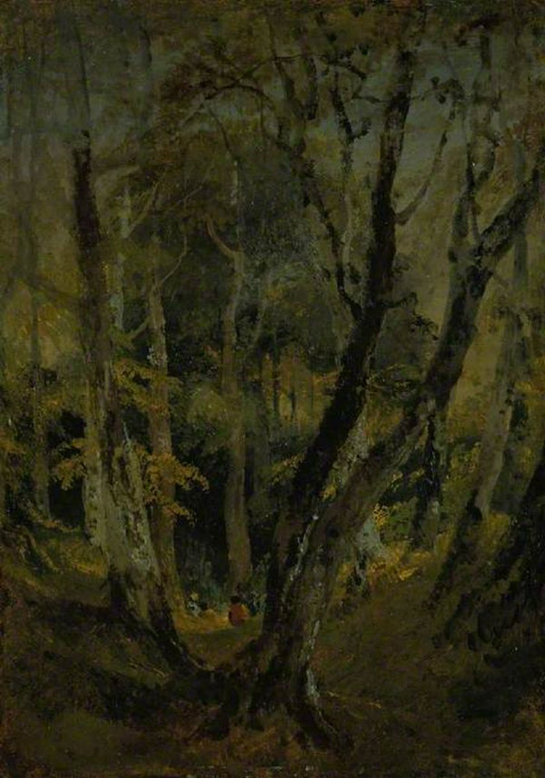 A Beech Wood with Gypsies seated in the Distance, c.1799-1801 