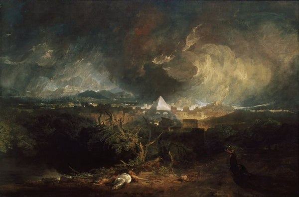 The Fifth Plague of Egypt 1800 Painting by Joseph Mallord William Turner