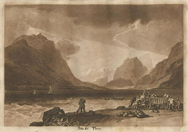 The Lake Of Thun Switzerland Painting by Joseph Mallord William Turner