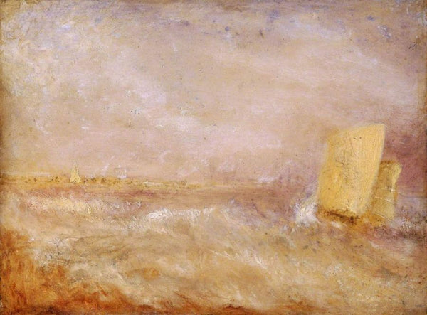 A Sailing Boat off Deal, c.1835 Painting by Joseph Mallord William Turner