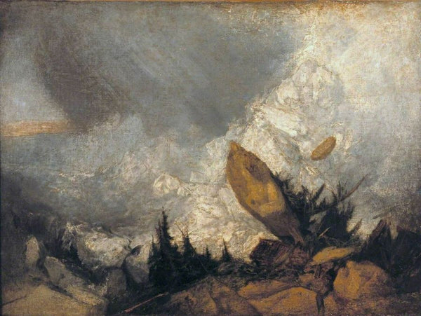 The Fall of an Avalanche in the Grisons 1810 Painting by Joseph Mallord William Turner