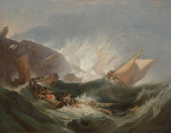 The Wreck Of A Transport Ship Painting by Joseph Mallord William Turner