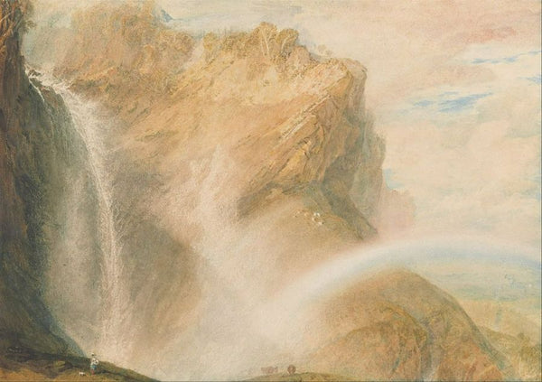 Upper Falls of the Reichenbach Painting by Joseph Mallord William Turner