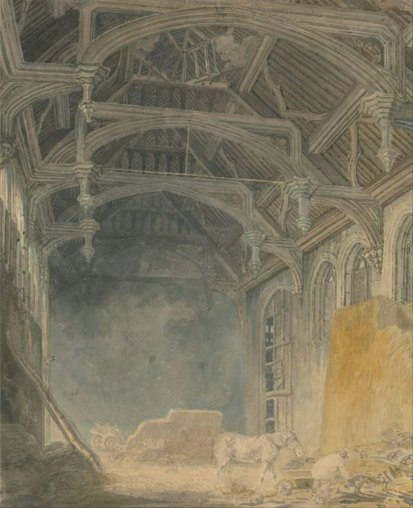 Interior of St. Johns Palace, Eltham, c.1793 