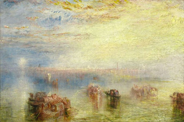 Approach to Venice 1843 Painting by Joseph Mallord William Turner