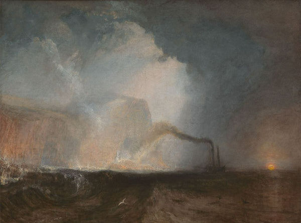 Staffa, Fingal's Cave Painting by Joseph Mallord William Turner