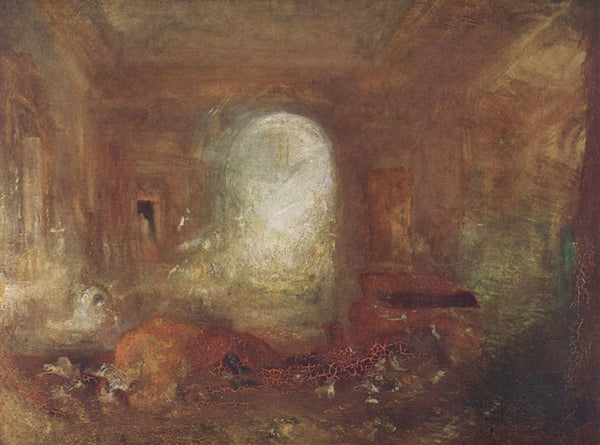 Interieur in the Petworth House Painting by Joseph Mallord William Turner