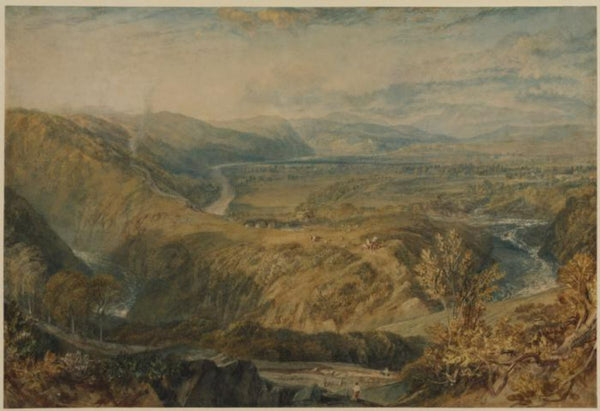 The Crook of Lune, looking towards Hornby Castle, 1816-18 Painting by Joseph Mallord William Turner